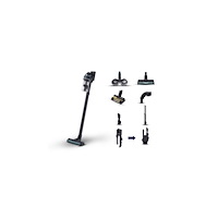 SAMSUNG Samsung VS20C852FTB, Skaftdammsugare, 2-i-1, Utan påse, Svar...