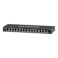 Netgear NETGEAR Plus GS316EP - switch - 16 portar - Administrerad