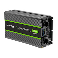 Qoltec Qoltec Monolith - DC-AC-omriktare - ren sinusvåg, LCD - 3000 Watt