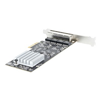 StarTech.com StarTech.com 4-Port 2.5Gbps NBASE-T PCIe Network Card, Intel I225-V Chip, Quad Port Computer Network Card, Multi-Gigabit...