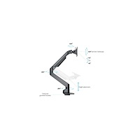 MULTIBRACKETS Multibrackets M VESA Gas Lift Arm Single HD
