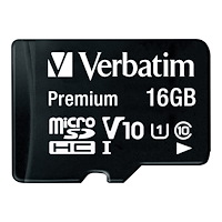 VERBATIM Verbatim - flash-minneskort - 16 GB - microSDHC