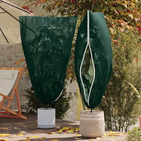 vidaXL Frostskydd för växtfleeceöverdrag 5 pcs Grön 1,55 x 1 m