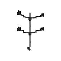 MULTIBRACKETS Multibrackets M VESA Deskmount Officeline Quad ställ - justerbar arm - för 4 LCD-bildskärmar - svart