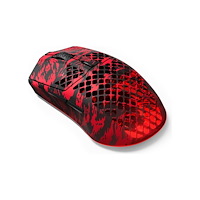 Steelseries SteelSeries Aerox 3 - Faze Clan Edition - mus - 2.4 GHz, Bluetooth 5.0 - matt svart/röd