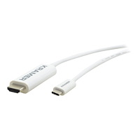 Kramer Electronics Kramer C-USBC/HM Series C-USBC/HM-6 - videoadapterkabel - 24 pin USB-C till HDMI - 1.8 m