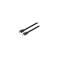 Manhattan Manhattan HDMI Cable with Ethernet (Flat), 4K@60Hz (Premium High Speed), 10m, Male to Male, Black, Ultra HD 4k x 2k, Ful...