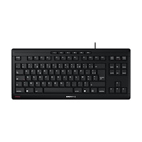 CHERRY CHERRY STREAM KEYBOARD TKL - tangentbord - AZERTY - fransk - svart Inmatningsenhet