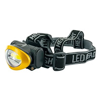 Schwaiger Schwaiger - huvudficklampa - LED - 3 W - svart, gul
