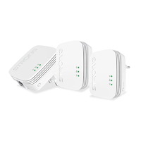 Strong Strong Powerline 600 Triple - v2 - PowerLine adaptersats - Wi-Fi - vägginsticksbar