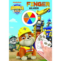 Karrusel Forlag Cargo Int Aps Måla med fingerfärg - Rubble & crew (häftad)