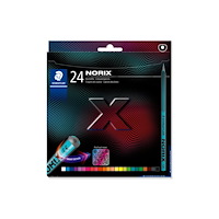STAEDTLER STAEDTLER Norix 186 - färgpenna - blandfärger (paket om 24)