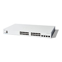 Cisco Systems Cisco Catalyst 1300-24T-4X - switch - 24 portar - Administrerad - rackmonterbar