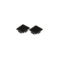 Solar Plus Ändlock Art High Black 2 st, för E-7504027 Profil Art High 2...