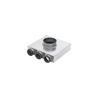 LINDAB LINDAB InDomo ventilationsbox PVCU 125 för ventil ø125 med 3...