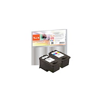 Peach Peach Spar Pack - 2-pack - XL-storlek - svart, färg (cyan, magenta, gul) - kompatibel - bläckpatron (alternativ för: Can...
