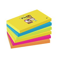 3M Post-it® Super Sticky Notes Carnival Collection, 6 blokke, 7...