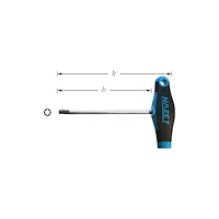 Hazet Hazet Workshop Torx-skruvmejsel storlek T 8 Bladlängd: 80 mm