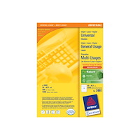 AVERY Avery - etiketter för flera ändamål - 1200 etikett (er) - 70 x 67.7 mm