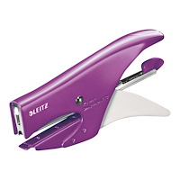 LEITZ Leitz WOW häfttång - 15 ark - metall - lila metallic