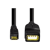 Hama Hama USB 2.0 Adapter Cable - USB-kabel - USB till mikro-USB typ B - 15 cm