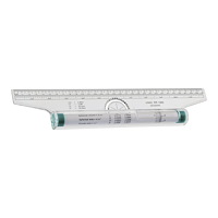 LINEX Linex RR 1000 - rolling ruler - 34 x 6.8 x 2.5 cm - transparent - polystyren