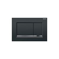 GEBERIT Geberit 115.883.KM.1, Spolplatta, Svart, Krom, Geberit, 246...