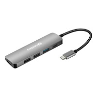 Sandberg Sandberg USB-C Dock HDMI+3xUSB+PD 100W - dockningsstation - USB-C - HDMI
