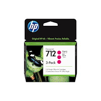 HP HP 712 - 3-pack - magenta - original - DesignJet - bläckpatron