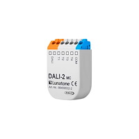 Solar Plus DALI-2 ingångsmodulen har integrerade programkontroller som...