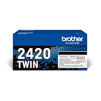 Brother Brother TN2420 TWIN - 2-pack - Lång livslängd - svart - original - tonerkassett