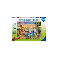 Ravensburger Ravensburger Savannah Jungle Waterhole, 100 styck, Djur, 6 Å...