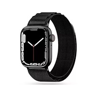 Tech-Protect Apple 4/5/6/7/8/SE/Ultra Smartwatch nylonarmband, svart, 42/...
