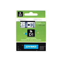 DYMO DYMO D1 - etiketttejp - 1 kassett(er) - Rulle (1,2 cm x 7 m)