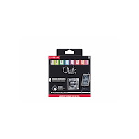 Uni-Ball Uni Kritmärkeset 8 st. PWE5 (vit, gul, grön, blå, violett, r...