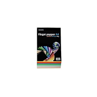 Pro Line Studio Färgpapper A4 80g ass. färger