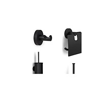 blue label BLUE LABEL Badrumstillbehör i matt svart