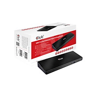 Club-3d Club 3D SenseVision Connect USB C 3.2 Gen1 Universal Triple 4K Charging Dock - dockningsstation - USB-C 3.2 - 3 x HDMI,...