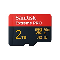 SANDISK SanDisk Extreme PRO - flash-minneskort - 2 TB - mikroSDXC UHS-I