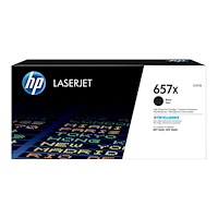 HP HP 657X - Lång livslängd - svart - original - LaserJet - tonerkassett (CF470X)