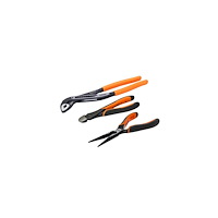 BAHCO Bahco tångset med vattenpumptång, nåltång och sidotång 3 del...