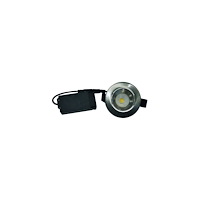 Nordtronic Downlight Velia Low Profile 5W 3000K Cri&gt95 rund, borstad...