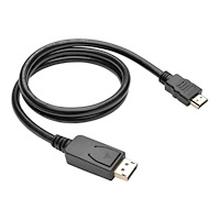 Eaton Corporation Eaton Tripp Lite Series DisplayPort 1.2 to HDMI Adapter Cable (DP with Latches to HDMI M/M), 4K, 3 ft. (0.9 m) - adapter...
