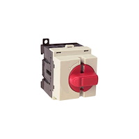 ABB ABB Front betjent lastafbryder 40 A 4 polet, sort greb, modu...