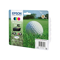 EPSON Epson 34XL - 4-pack - XL - svart, gul, cyan, magenta - original - bläckpatron