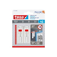 tesa tesa® justerbar klisterspik för tapeter och gips (1 kg), 2 s...