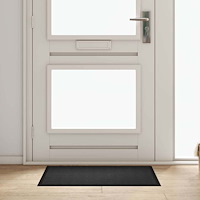 vidaXL Dörrmatta Antracit 60 x 40 x 1.2 cm Teddytyg