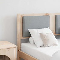 vidaXL Huvudgavel Övrigt Brun 120 cm Massiv furu