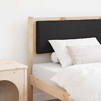 vidaXL Huvudgavel Övrigt Brun 100 cm Massiv furu