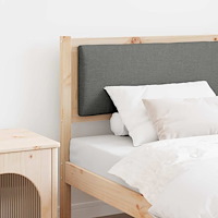 vidaXL Huvudgavel Övrigt Brun 90 cm Massiv furu